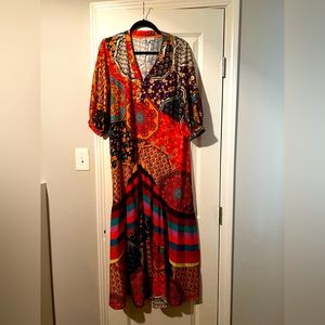 Fun, colorful maxi dress - light weight and never worn!